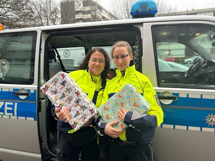 POL-MS: Weihnachtsspendenaktion der Polizei Münster - Über 2400 EUR für die Kinderneurologie des UKM
