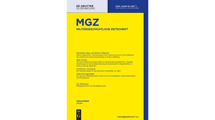 Militärgeschichtliche Zeitschrift: Neue Ausgabe mit neuer Rubrik 