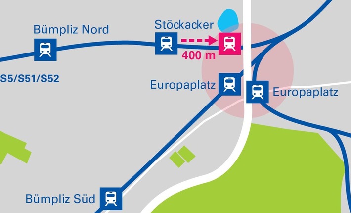 BLS: Grünes Licht für einen Mobilitätshub am Europaplatz Bern