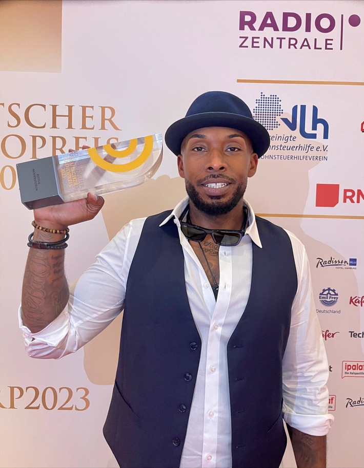 bigFM Moderator &quot;Reece&quot; Moore gewinnt den Deutschen Radiopreis 2023 als bester Moderator