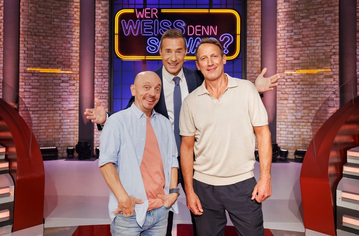 10 Jahre „Wer weiß denn sowas?“ – das muss gefeiert werden! / Die große Jubiläumsausgabe “Wer weiß denn sowas XXL” mit Kai Pflaume, Wotan Wilke Möhring und Bernhard Hoëcker