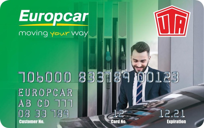 Europcar führt zusammen mit UTA Tankkarte für Langzeitangebote ein