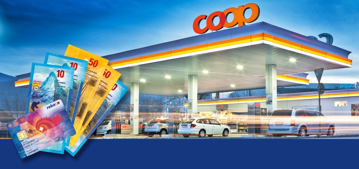 Neu mit Reka-Geld bei Coop Pronto tanken - günstiger unterwegs dank starken Partnern