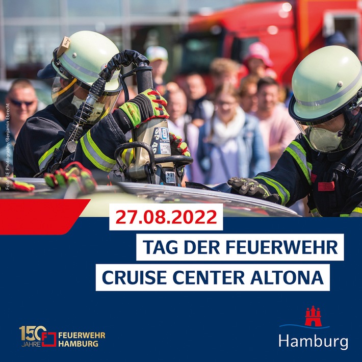 FW-HH: Feuerwehr Hamburg feiert den &quot;Tag der Feuerwehr&quot; - Jetzt mit Zeitplan und Eventübersicht