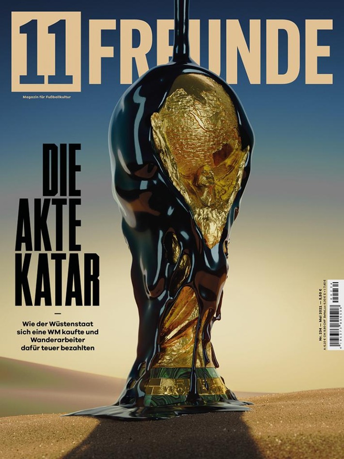 Cover des Jahres 2021: &#039;11Freunde&#039; öffnet die Akte Katar