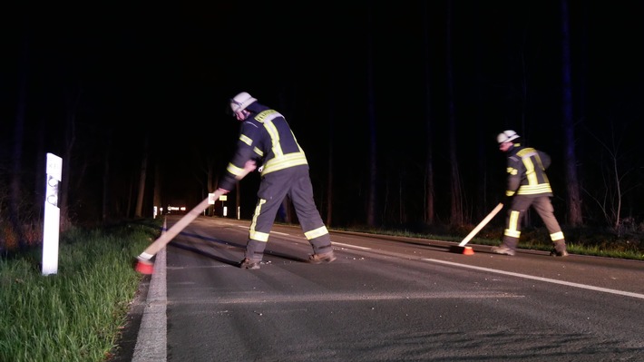 FW Celle: Arbeitsintensive Nacht für die Feuerwehr Westercelle!