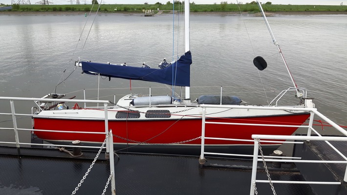 POL-STD: Wasserschutzpolizei sucht Eigentümer von herrenloser Segelyacht