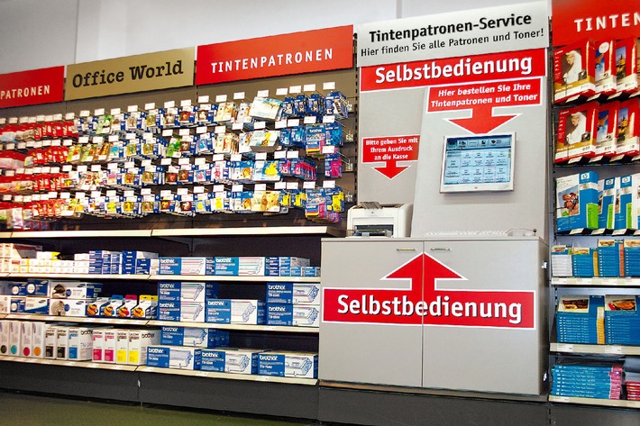 Office World: Premier commerce de détail avec terminal online self-service en suisse