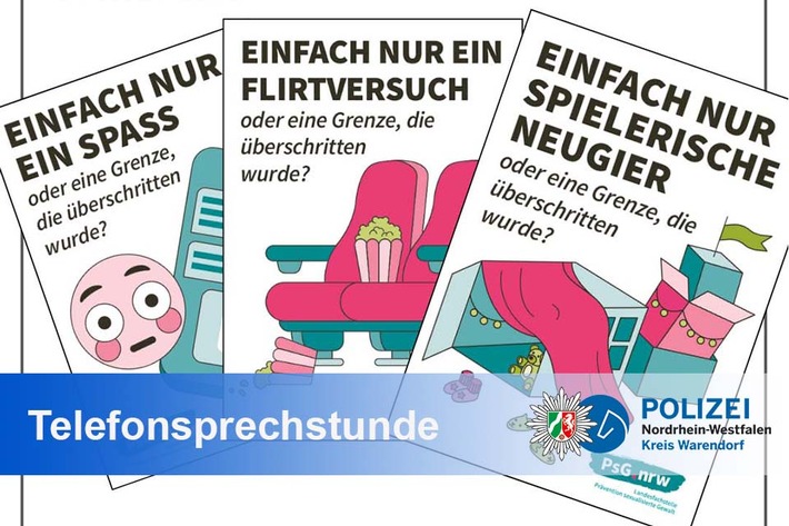 POL-WAF: Kreis Warendorf. Präventions-Hotline geschaltet - Antworten rund um das Thema sexualisierte Gewalt durch Kinder und Jugendliche