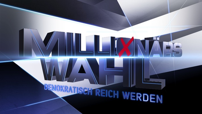 Wer wird Deutschlands erster demokratisch gewählter Millionär? ProSieben und SAT.1 laden zur größten Wahl des Jahres auf www.millionaerswahl.de (BILD)