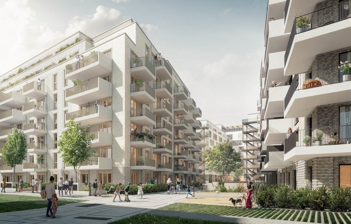 Pressemitteilung: Instone Real Estate - Vertriebsstart für neues Wohnquartier „Urban.Isle&quot; in Hamburg