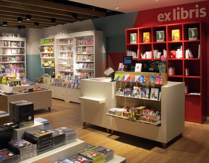 Neues Ladenkonzept für Ex Libris im Sälipark in Olten