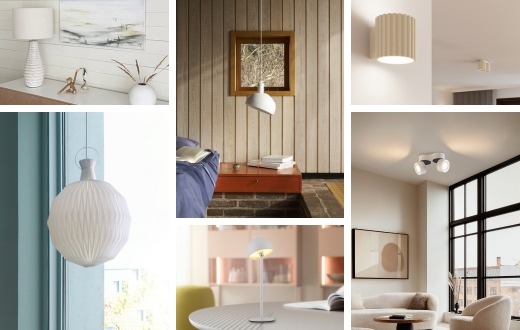 Pantone Farbe des Jahres 2026: Lampenwelt.de präsentiert Leuchten im Farbton PANTONE 11-4201 Cloud Dancer