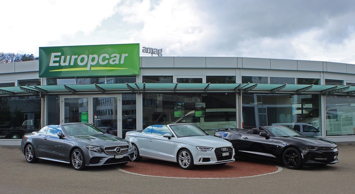 Europcar amplia la flotta delle cabriolet