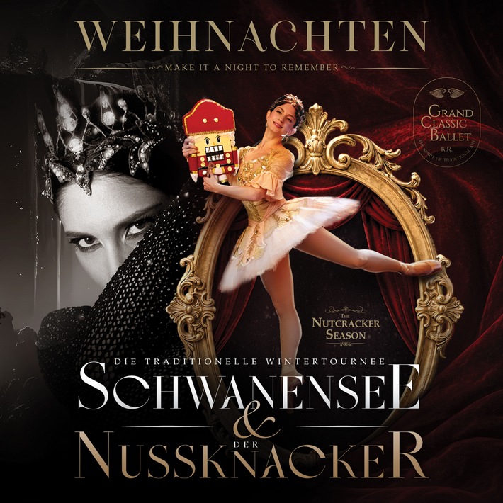 Grand Classic Ballet startet die große Wintertournee 2026/27 mit den Star-Tänzern Iana Salenko und Marian Walter