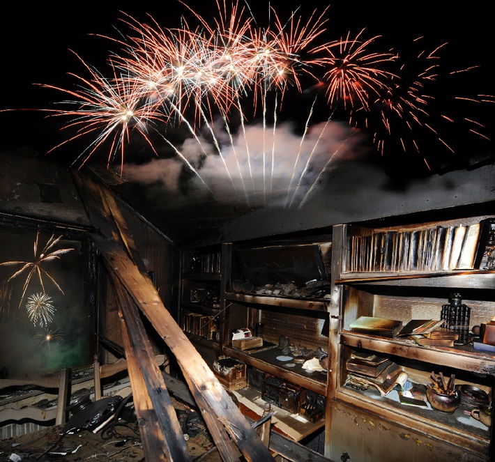 Tipps für den Alltag / Urteile: Feuerwerkskörper lässt Gebäudekomplex in Flammen aufgehen (mit Bild)