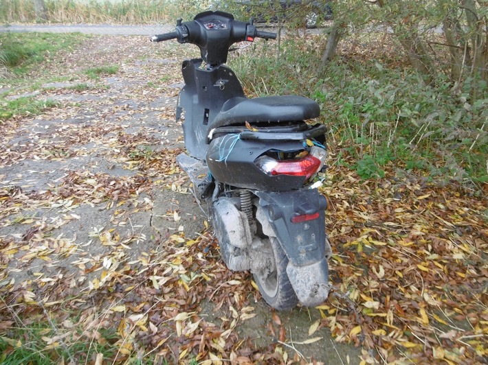 POL-DEL: Landkreis Wesermarsch: Aufgefundener Motorroller in Nordenham
