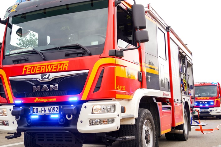 FW Dresden: Informationen zum Einsatzgeschehen der Feuerwehr Dresden vom 06. - 08. Mai 2022