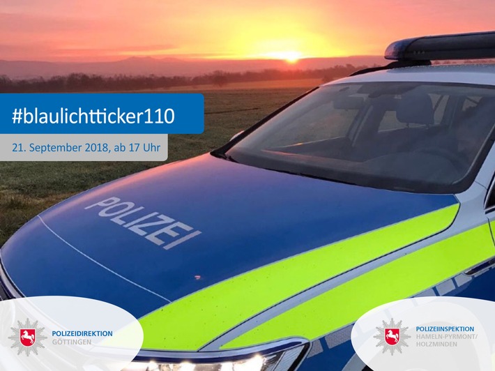 POL-HM: #blaulichtticker110 - Blicke hinter die Kulissen der Polizei Weserbergland