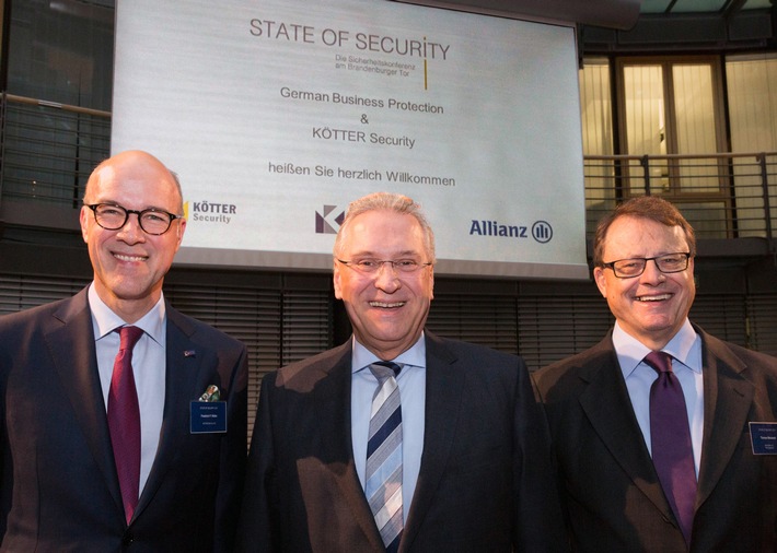 Staatsminister Joachim Herrmann fordert Ausbau der öffentlich-privaten Sicherheitspartnerschaft / Sicherheits- und Finanzexperten diskutierten bei 4. STATE OF SECURITY in Berlin