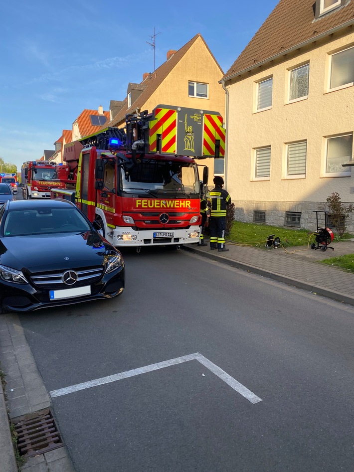 FW-DT: Angebranntes Essen führt zu Feuerwehreinsatz