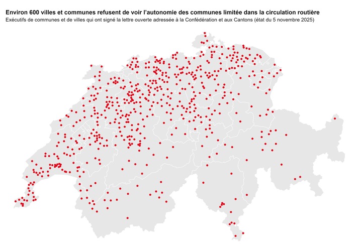 Lettre ouverte: Environ 600 villes et communes refusent de voir l