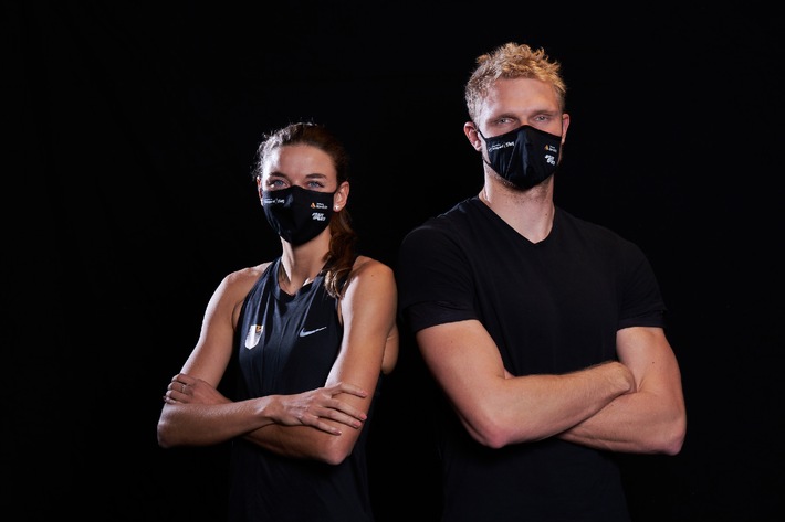 Sporthilfe und Maskenhersteller 5log rüsten geförderte Athlet:innen aus und starten Benefizaktion zugunsten der Athletenförderung