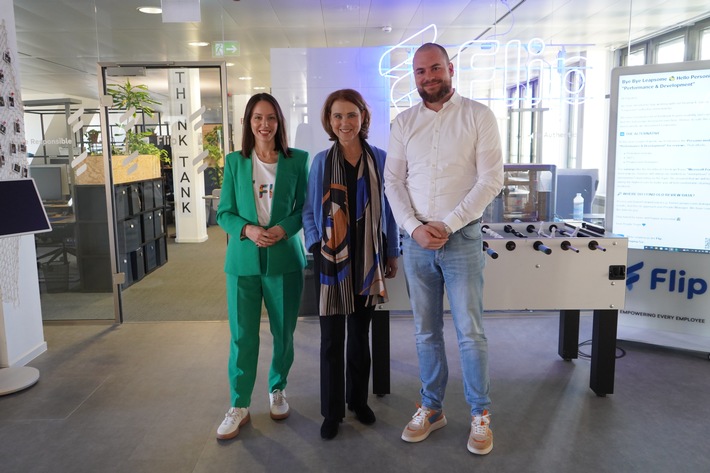 Förderung von Wachstumsunternehmen stärken / Wissenschaftsministerin Petra Olschowski besucht Tech-Unternehmen Flip