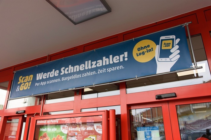 BILD zu OTS - Penny Scan & Go: Per App scannen. Bargeldlos zahlen. Zeit sparen.