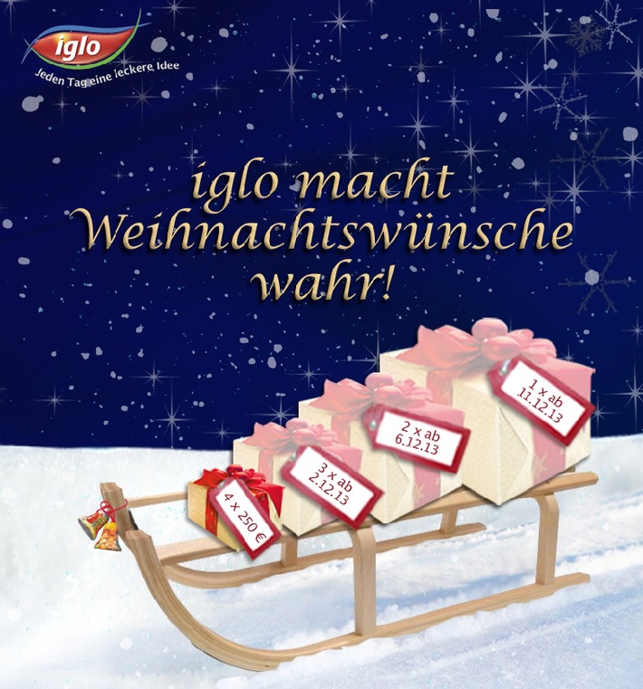 Fan-tastische Weihnachten: Zum Fest erfüllt iglo seinen treuesten Fans Herzenswünsche (FOTO)