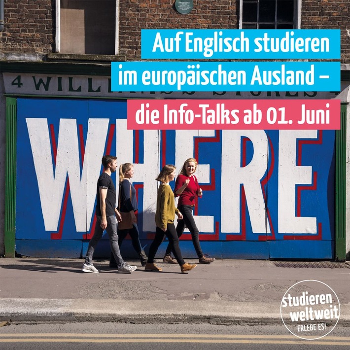 DAAD Info-Talks: Englischsprachig Studieren in Europa