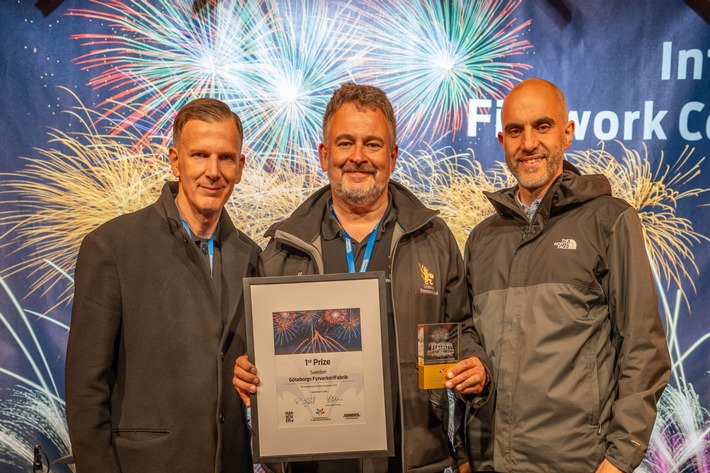 Schweden gewinnt den Internationalen Feuerwerkswettbewerb 2026 in Hannover und das bereits zum sechsten Mal!