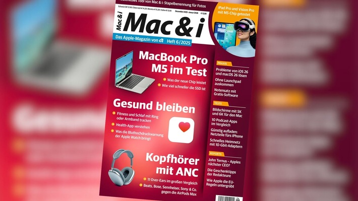 Mac & i: Musikgenuss ohne Störgeräusche / Over-Ear-Kopfhörer mit ANC im Vergleich