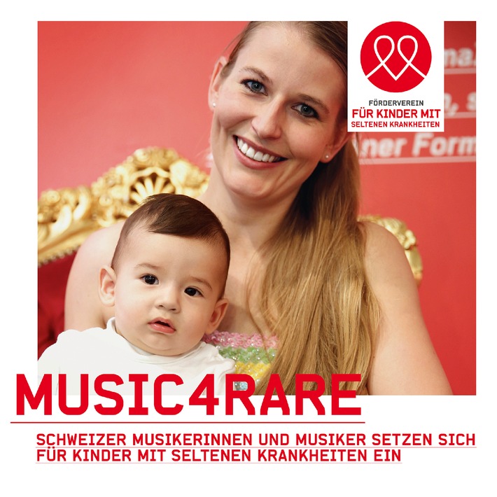 Musikstars zeigen ein Herz für Kinder mit seltenen Krankheiten - «Music4Rare» (BILD)