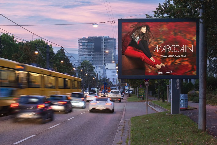 Marc Cain mit Out-of-Home Kampagne in großen deutschen Städten