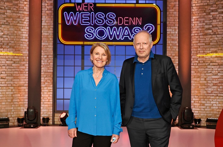 Kriminell spannend: Mariele Millowitsch und Axel Milberg bei "Wer weiß denn sowas?" / Das Wissensquiz vom 2. bis 6. Mai 2022, um 18:00 Uhr im Ersten