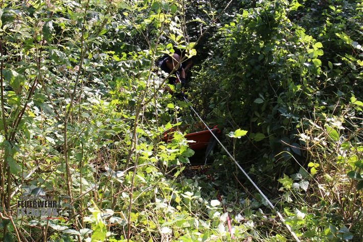 FW-MK: Rettungsaktion im Wald