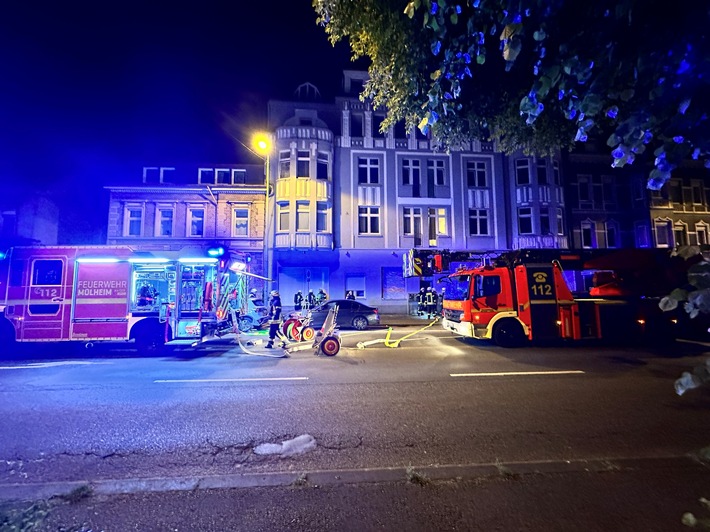 FW-MH: Gemeldeter Kellerbrand in Mülheim-Broich - keine verletzten Personen
