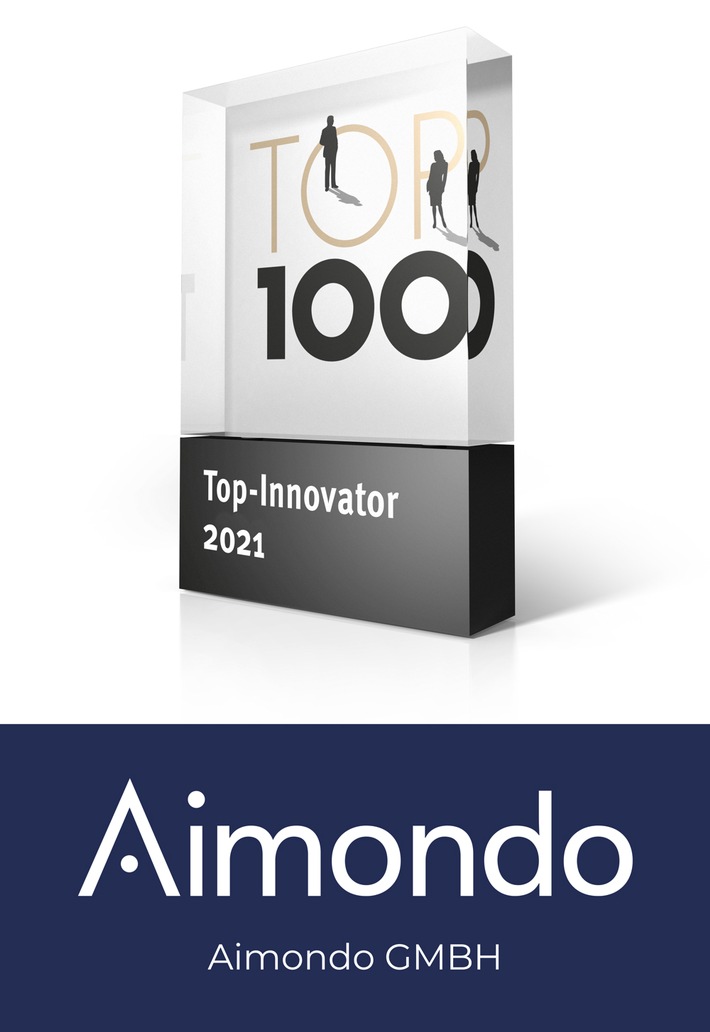 Aimondo erneut mit TOP 100-Innovationspreis ausgezeichnet