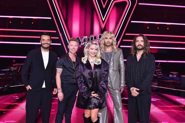 Shirin David, Ronan Keating, Giovanni Zarrella und Bill und Tom Kaulitz begeistern bei The Voice of Germany"