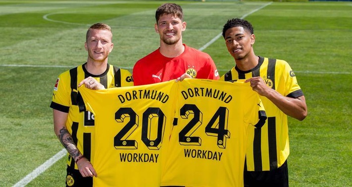 Workday wird Sponsoring-Partner von Borussia Dortmund / Im Rahmen des Sponsorings werden die Herren- und Frauenmannschaften des Fußballvereins unterstützt