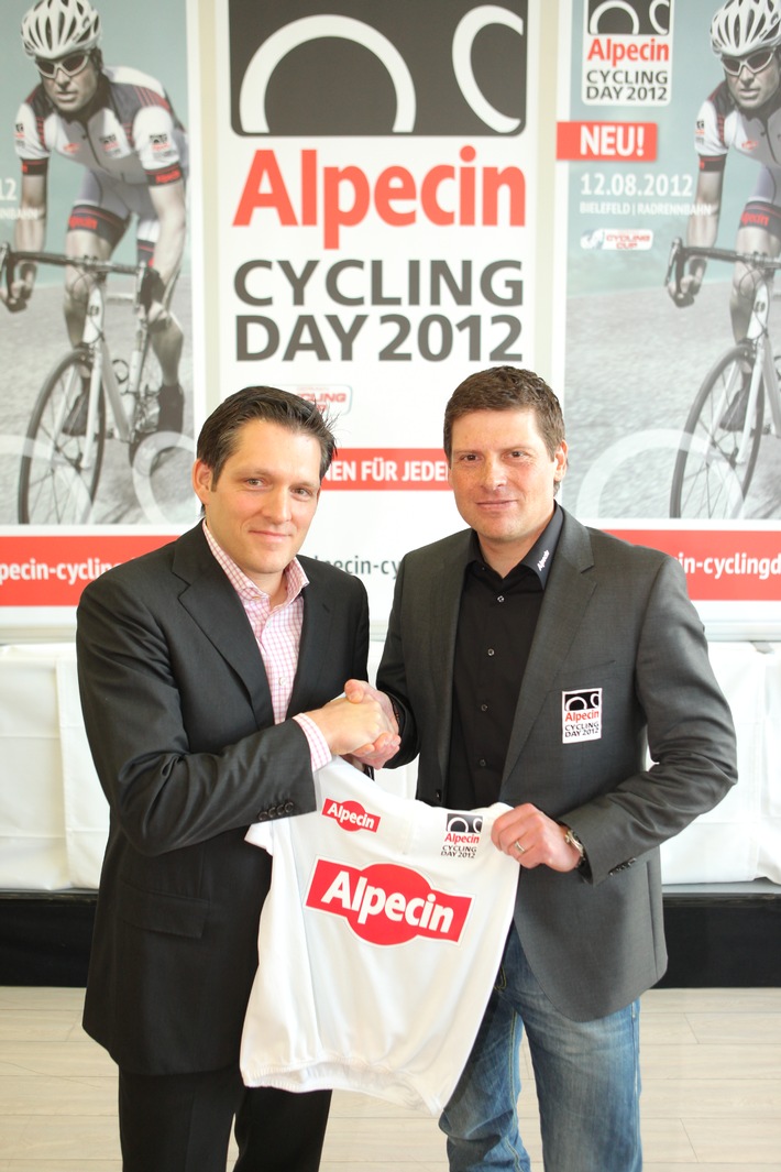 ALPECIN engagiert sich zusammen mit Jan Ullrich langfristig für den Radsport / Alpecin Cycling Day 2012 in Bielefeld als Start-Veranstaltung (mit Bild)