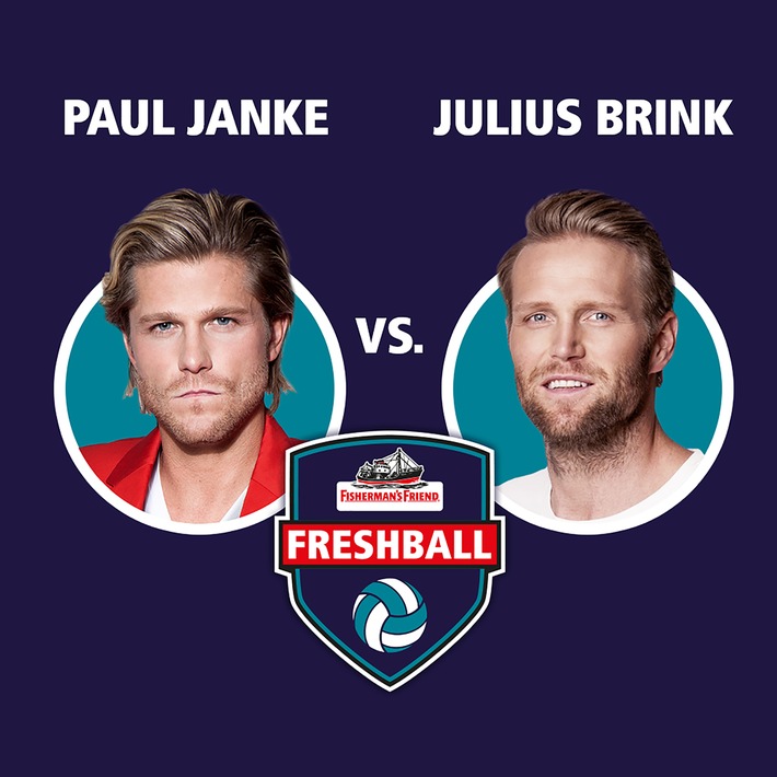 Doppelgänger-Alarm beim Fisherman&#039;s Friend Freshball: Starkes Duell beim wohl innovativsten Sportevent des Jahres - Paul Janke vs. Julius Brink