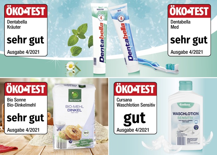 NORMA-Bio-Mehl, -Zahnpasta und -Waschlotion von ÖKO-TEST erneut für sehr gute Qualität ausgezeichnet / Dreimal "sehr gut", einmal "gut"- so geht Top-Leistung für wenig Geld