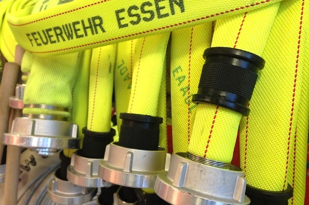 FW-E: Entstehungsbrand in Flüchtlingsdorf Erbslöhstraße von Mitarbeiter gelöscht, niemand wurde verletzt