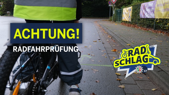 POL-GT: Radfahrprüfung an der Grundschule Neißeweg