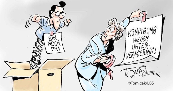 Untervermietung bei einem Zimmer? / Das kann der Eigentümer nicht ohne weiteres ablehnen