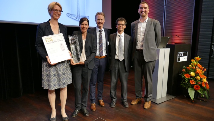 Weleda gewinnt Swiss Ethics Award 2016