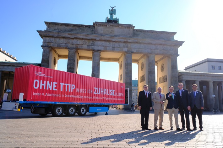 Deutsche Wirtschaft #proTTIP / Ein &quot;Nein&quot; zu TTIP gefährdet unseren Wohlstand