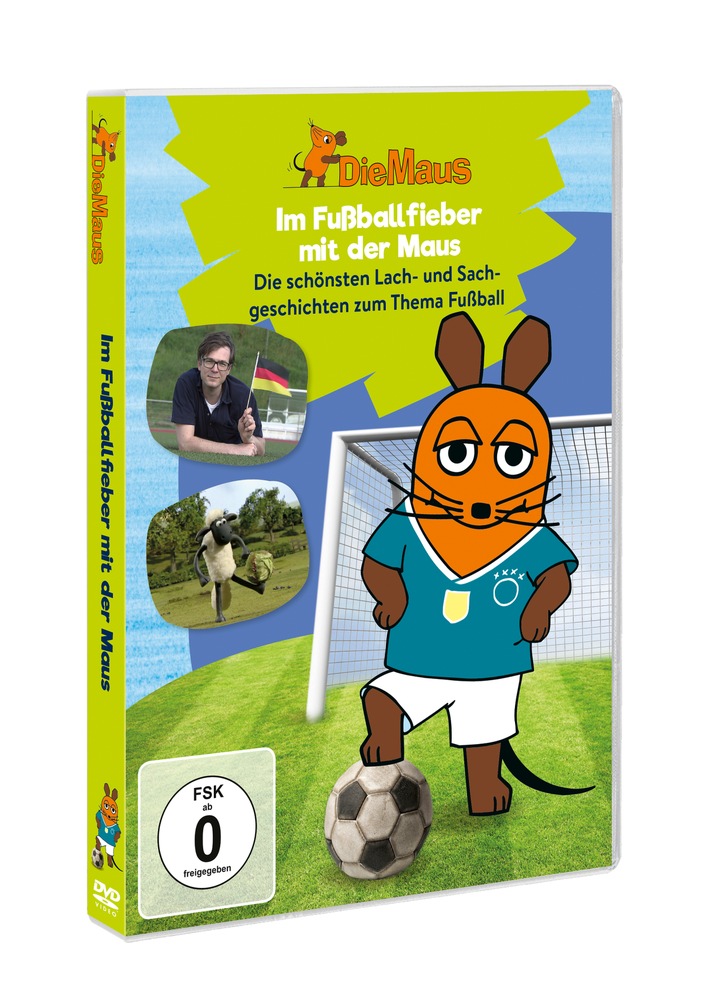 "Im Fußballfieber mit der Maus": Die schönsten Lach- und Sachgeschichten zum Thema Fußball ab sofort als DVD und VoD